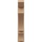 Ekena Millwork 8-in W x 34-in D x 46-in H Balboa Slat Rough Cedar Woodgrain TimberThane Outlooker, Primed Tan OUTUR080X34X46BOA24RCPR - alternate 5